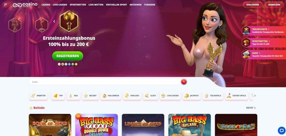 Casino Infinity Bonus
