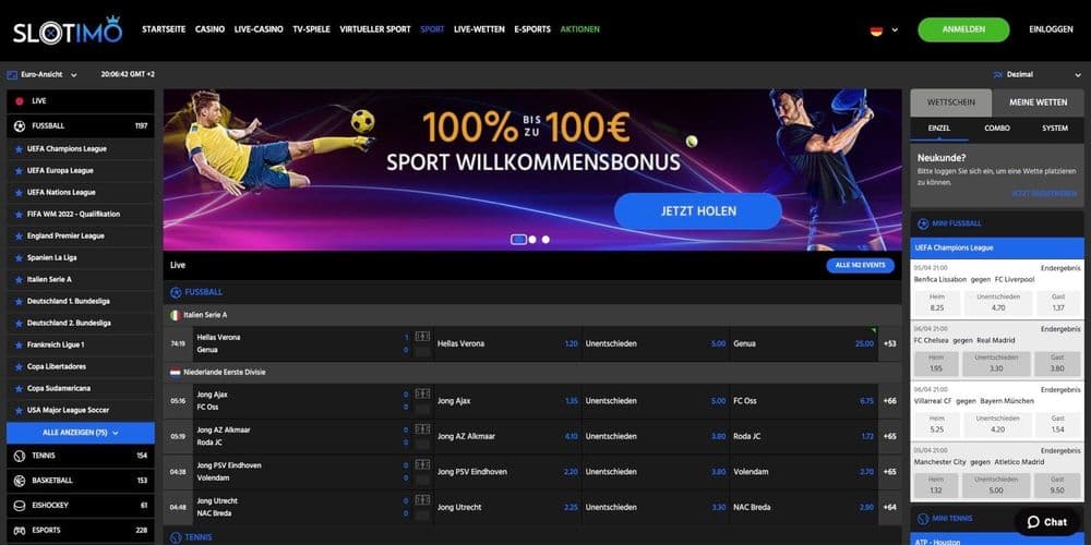 Slotimo Bonus