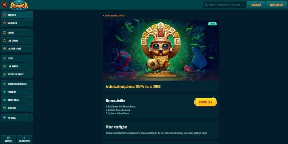 Spinanga Bonus