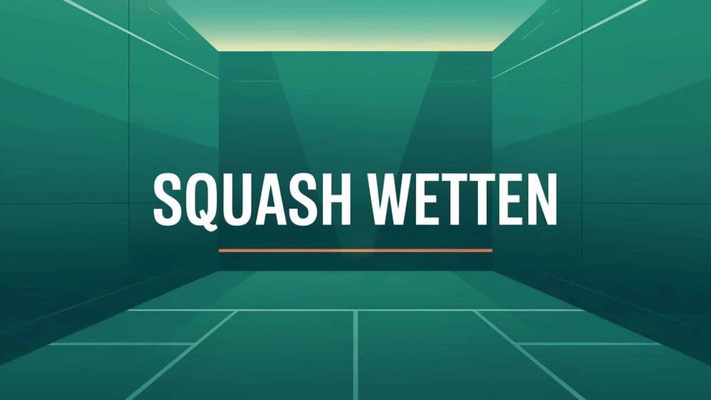 Squash Wetten: Strategien und Wettmärkte am 14.07.2025.
