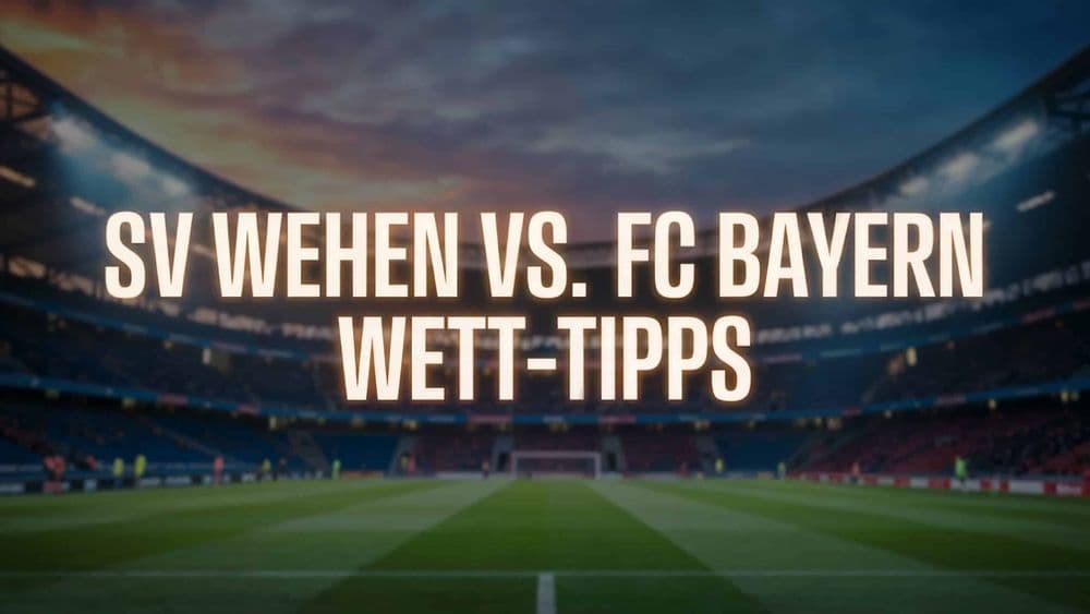 SV Wehen vs. FC Bayern München Wett-Tipps und Prognose am 27.08.2025.