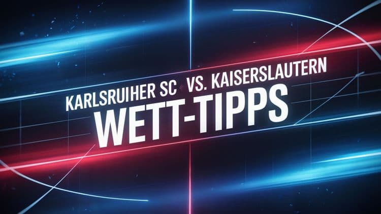 Karlsruher SC vs. FC Kaiserslautern Wett-Tipp & Prognose zum 18.10.2025