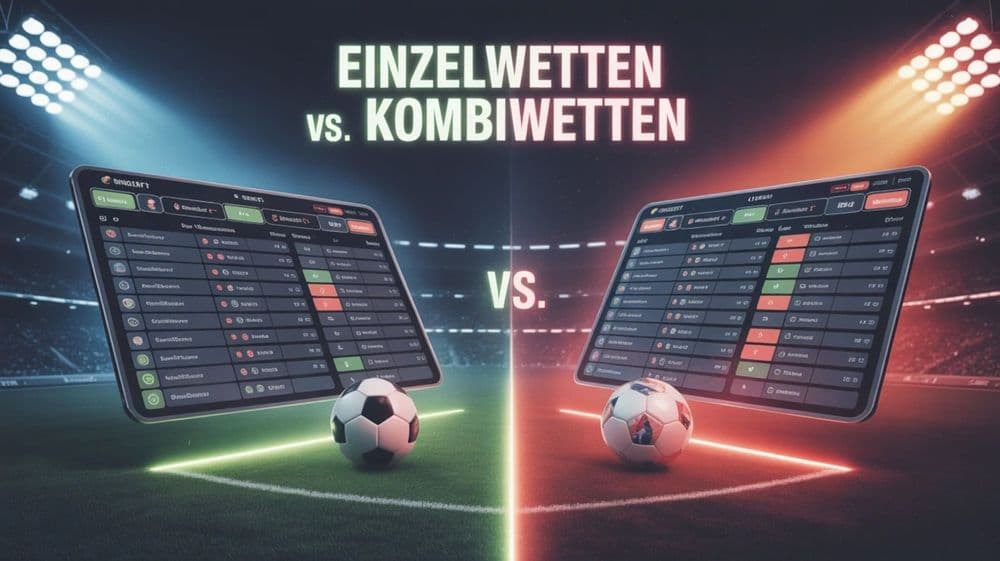 Einzelwetten vs. Kombiwetten