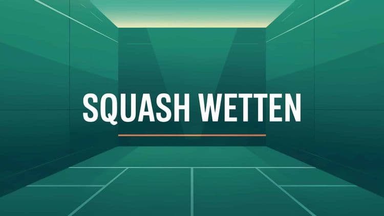 Squash Wetten: Strategien und Wettmärkte am 14.07.2025.