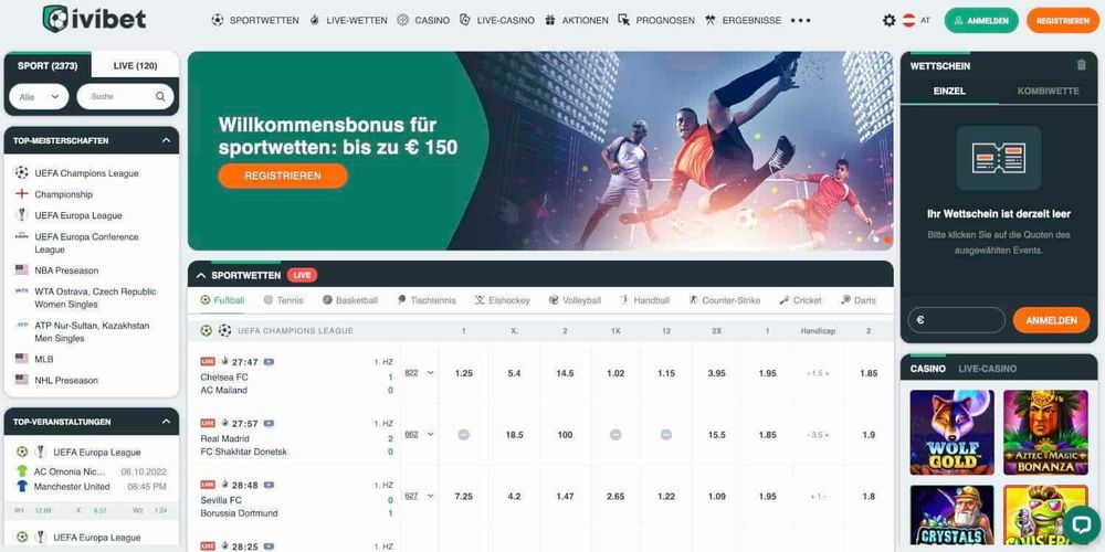 Ivibet Sportwetten Bonus