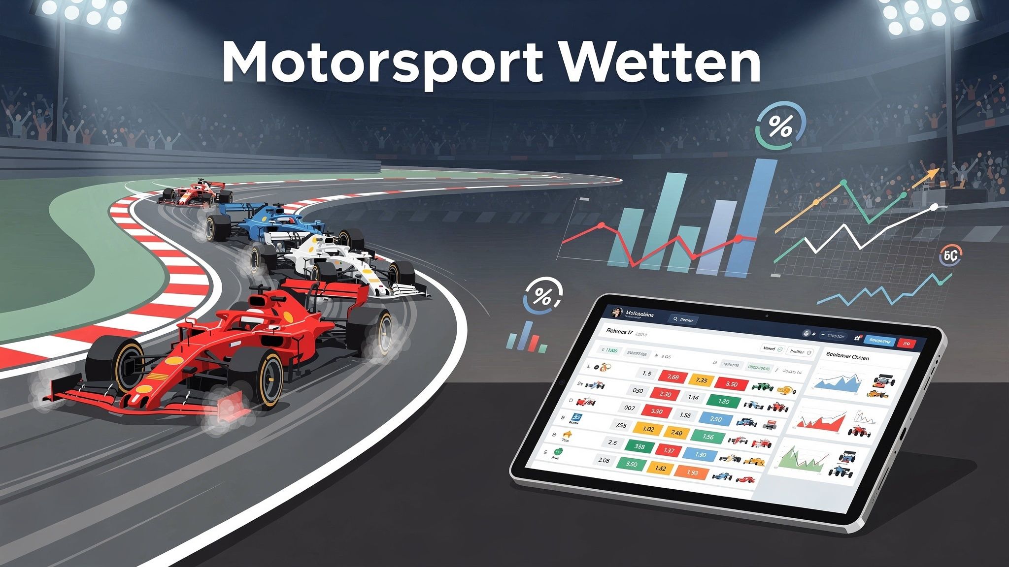 Motorsport Wetten: Alle Rennserien im Überblick