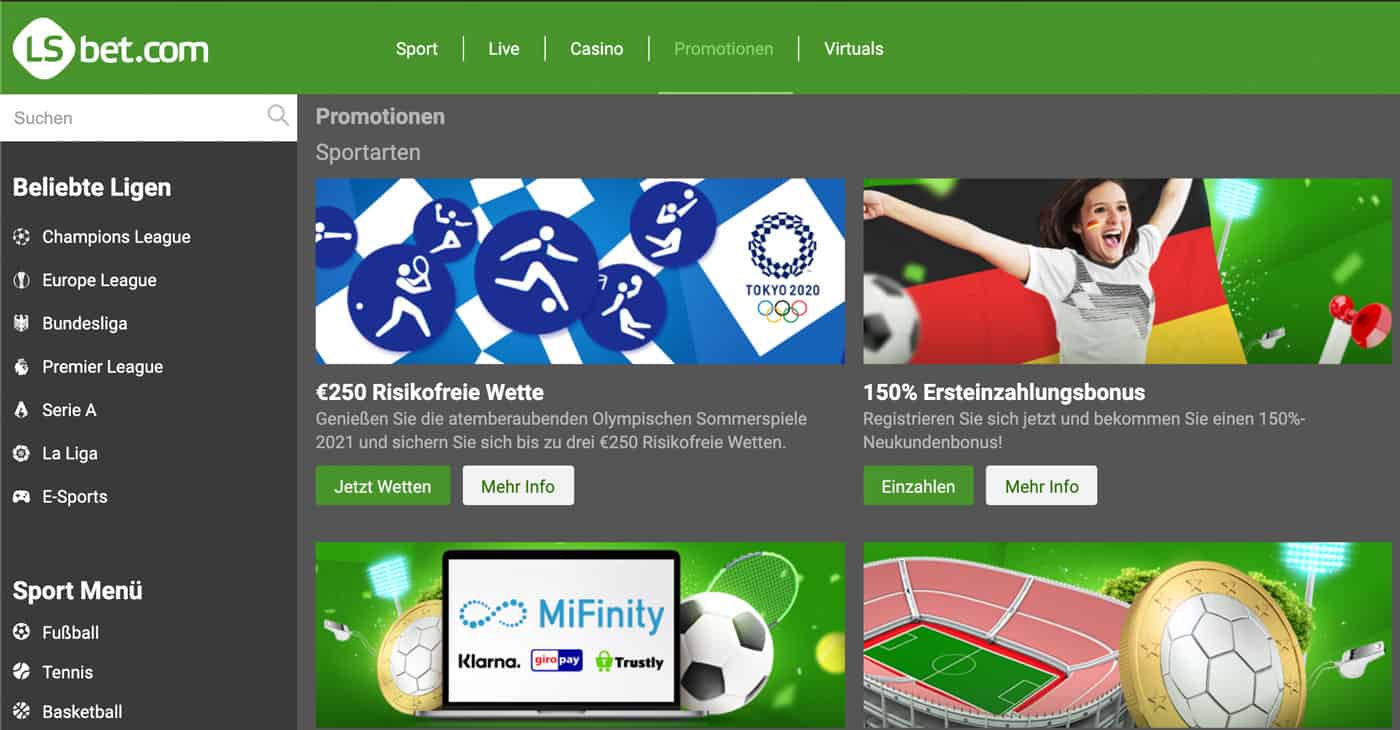 LSbet Bonus Aktionen