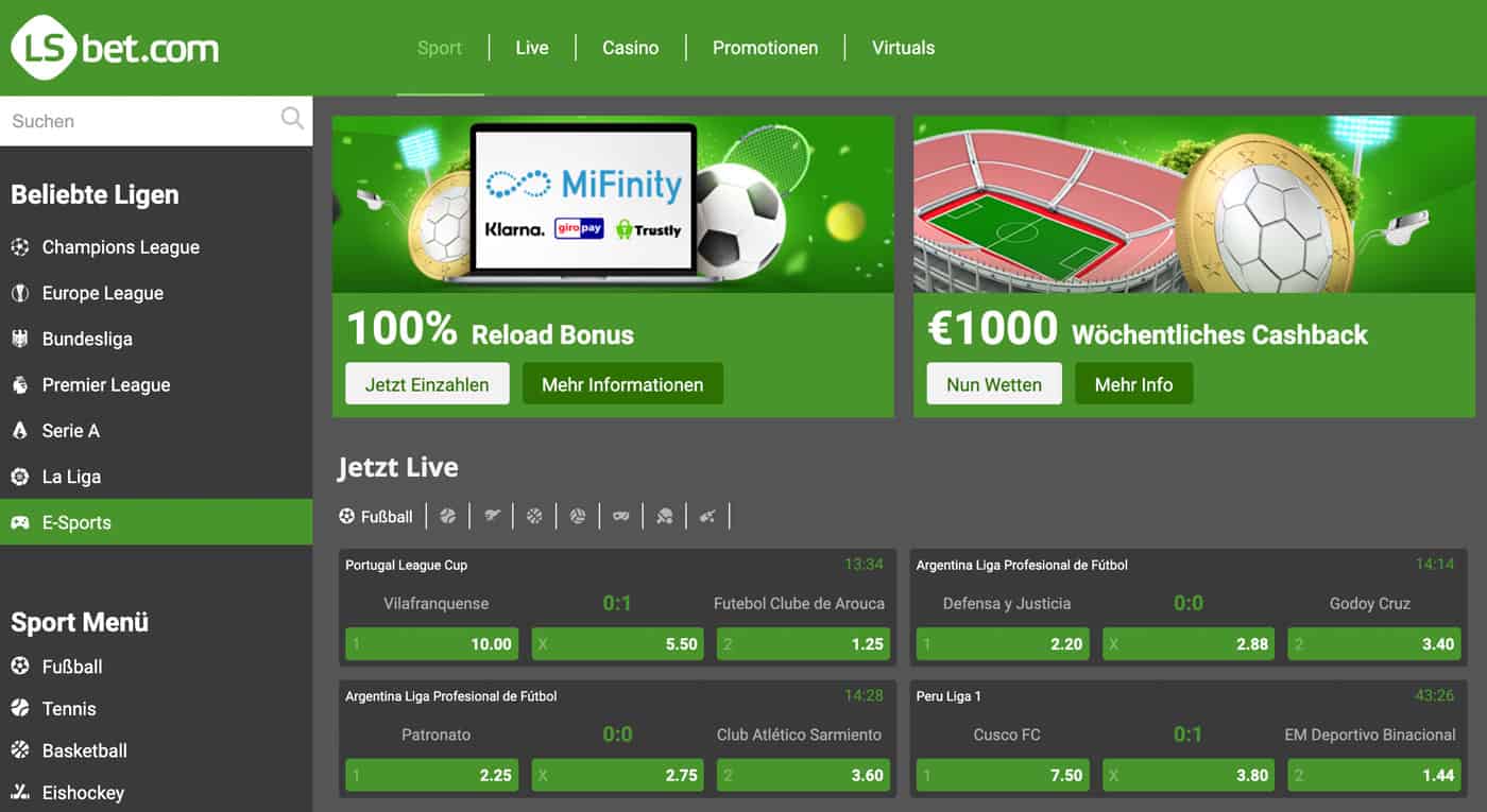 LSbet Sportwetten