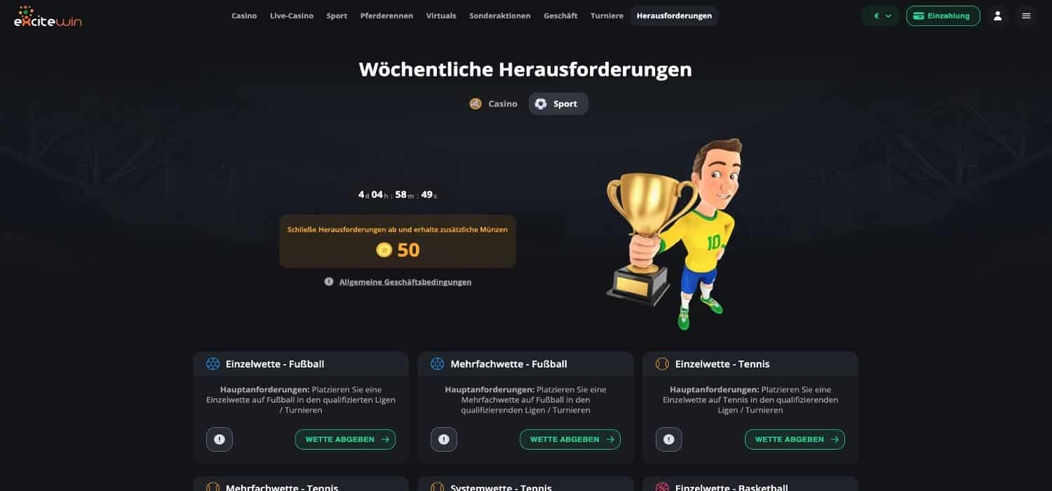 ExciteWin Herausforderungen
