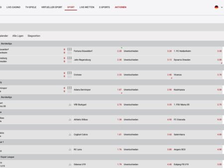 Die Auswahl des „passenden“ Fußballspiels bei den Sportwetten