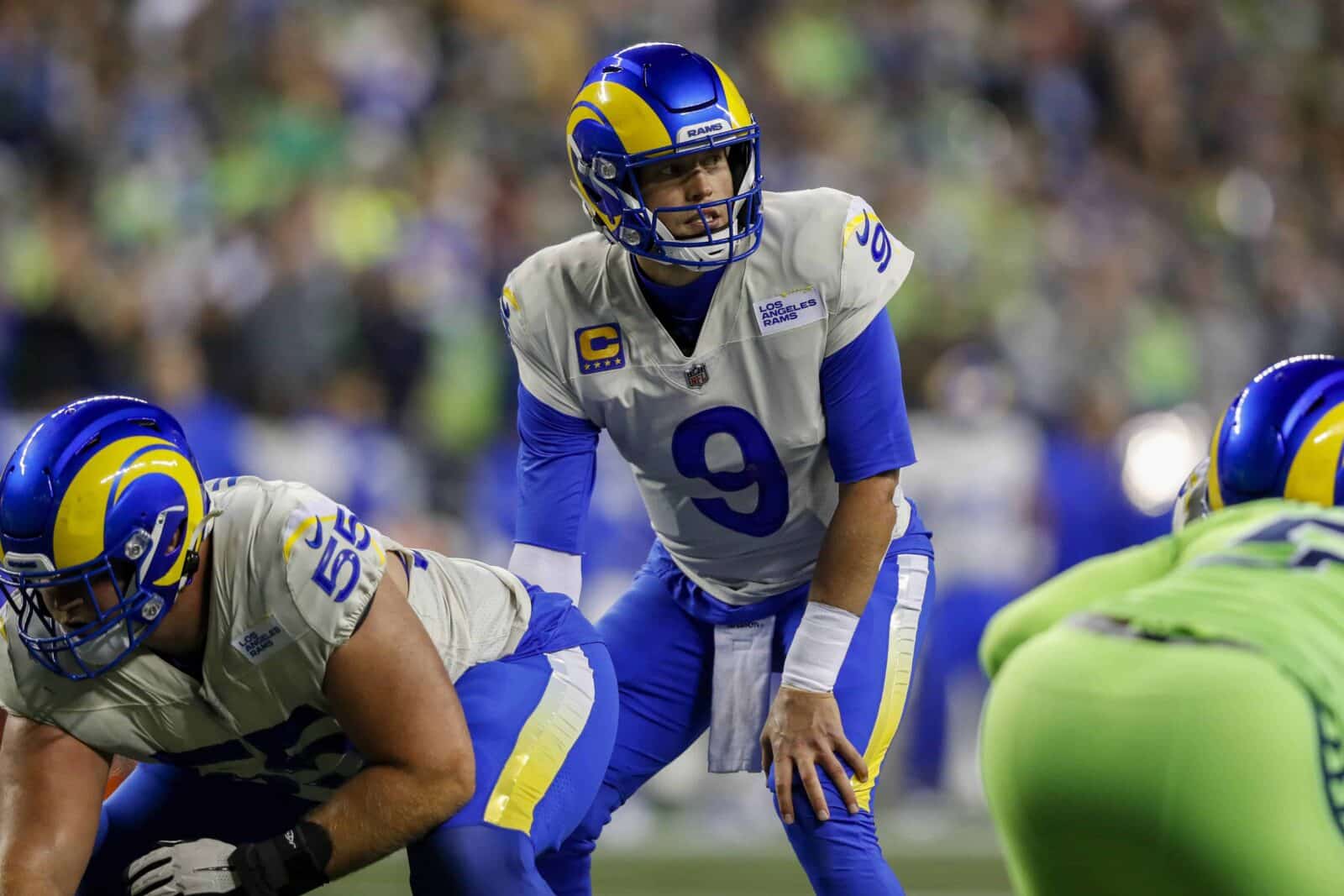 Der Los Angeles Rams-Quarterback Matthew Stafford