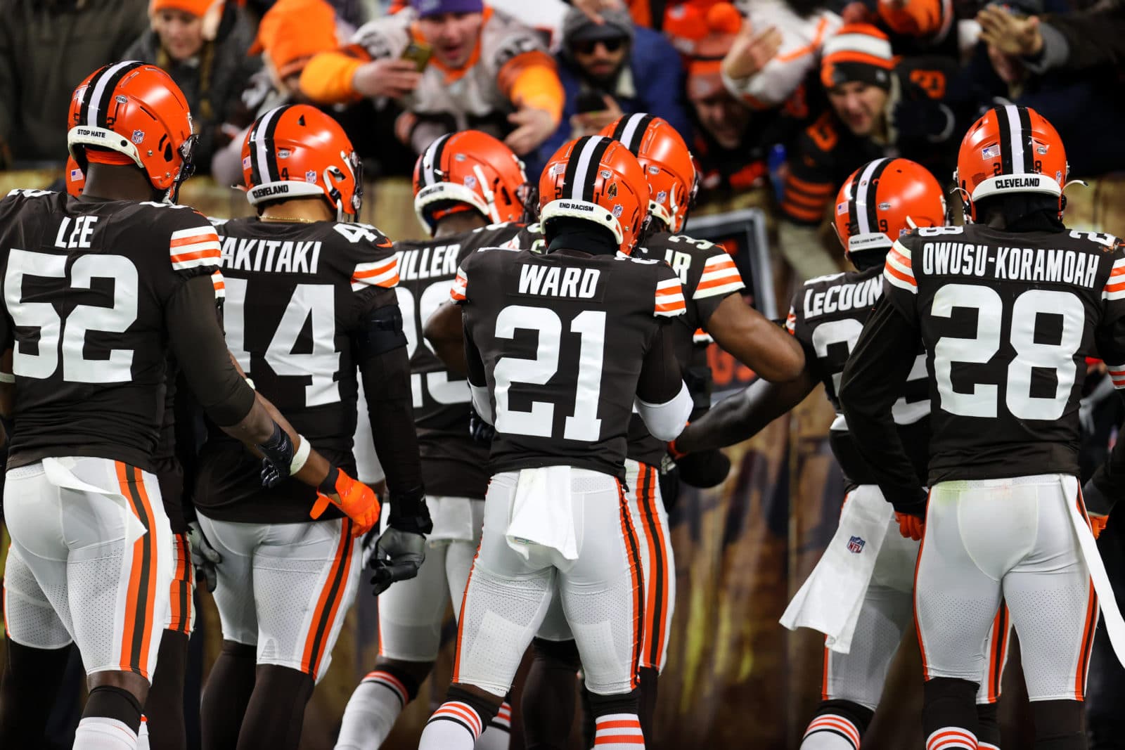 Die Defensive der Cleveland Browns