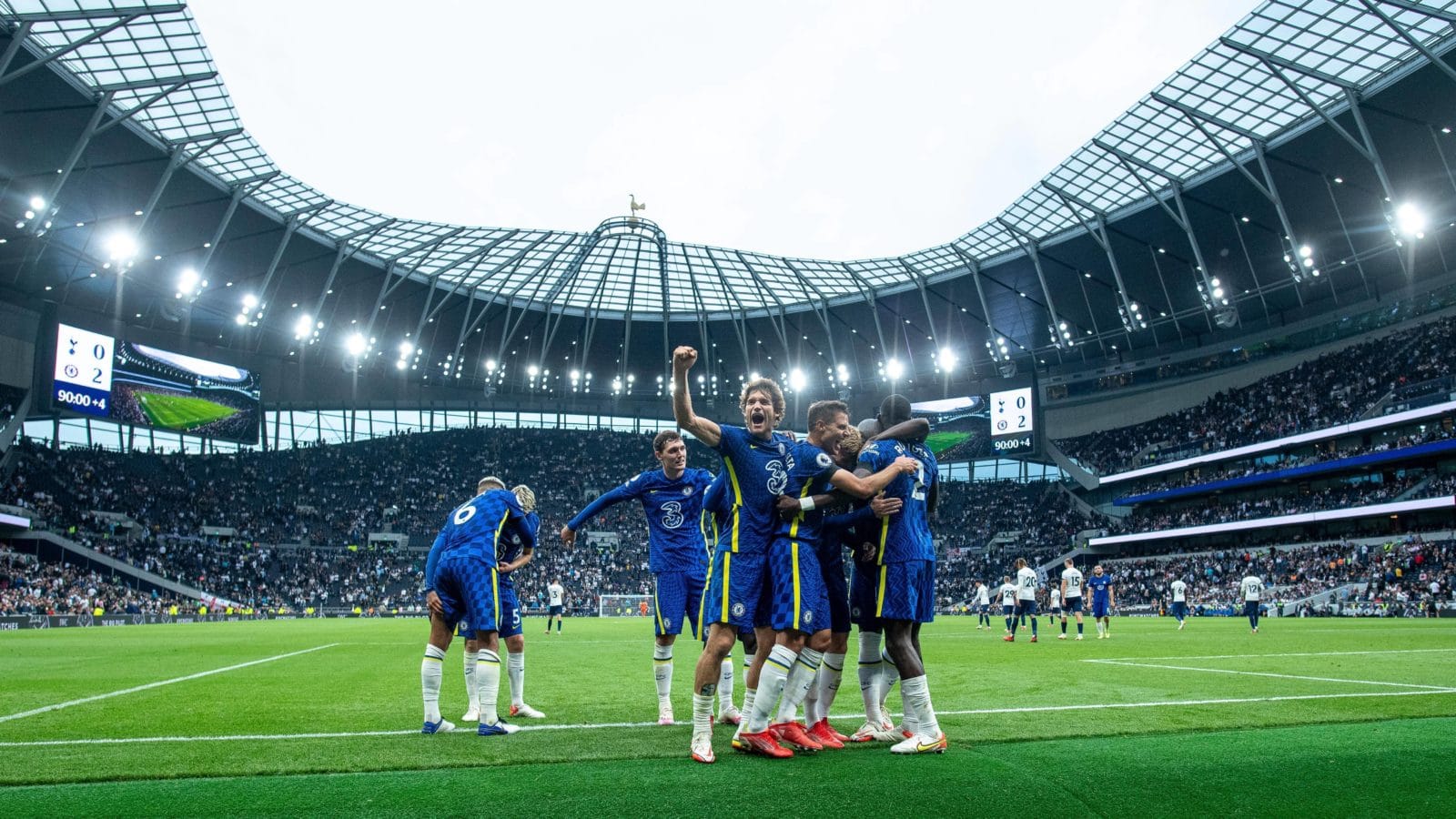 Der FC Chelsea im Spiel gegen die Tottenham Hotspurs