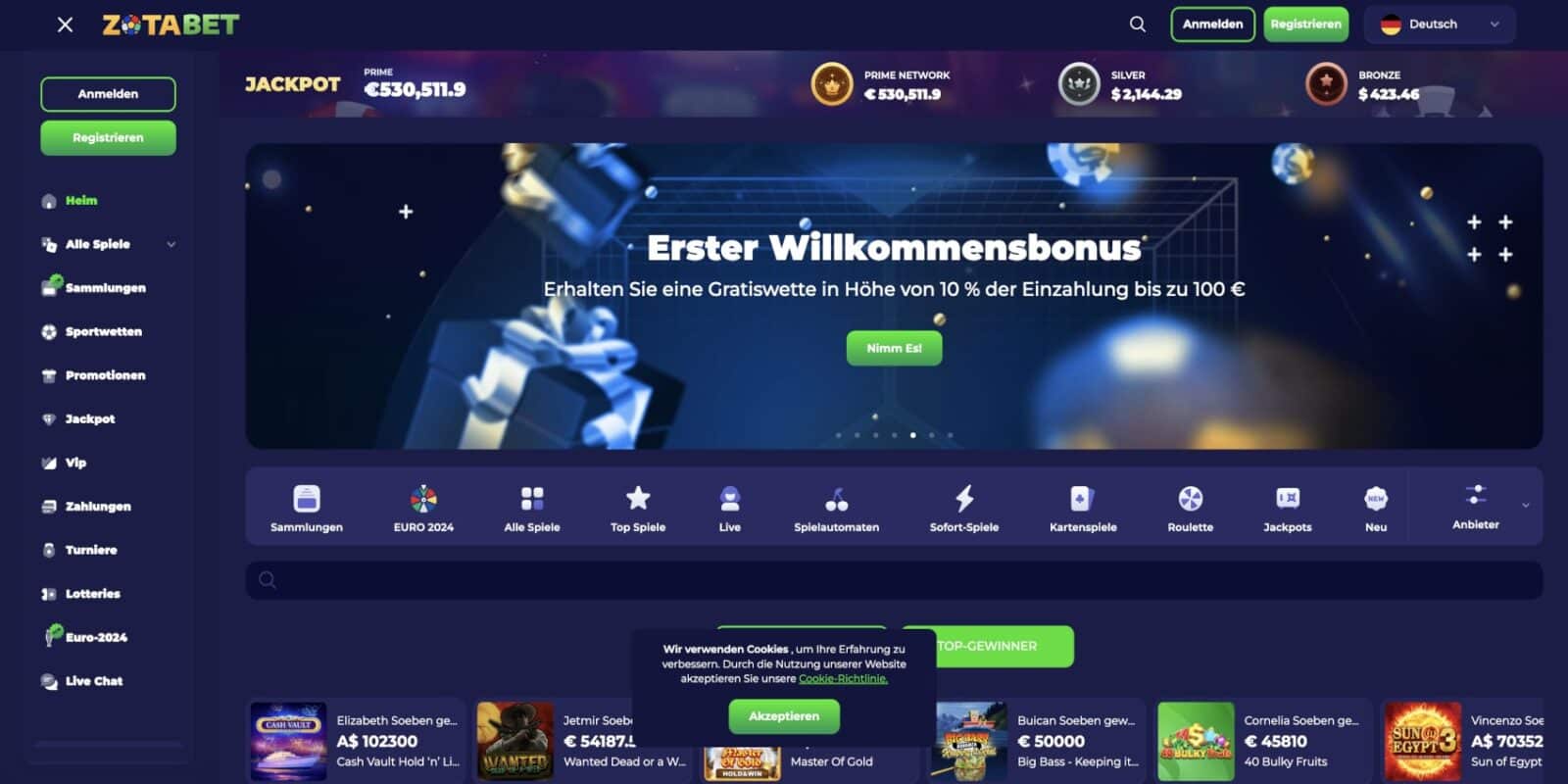 ZotaBet Bonus