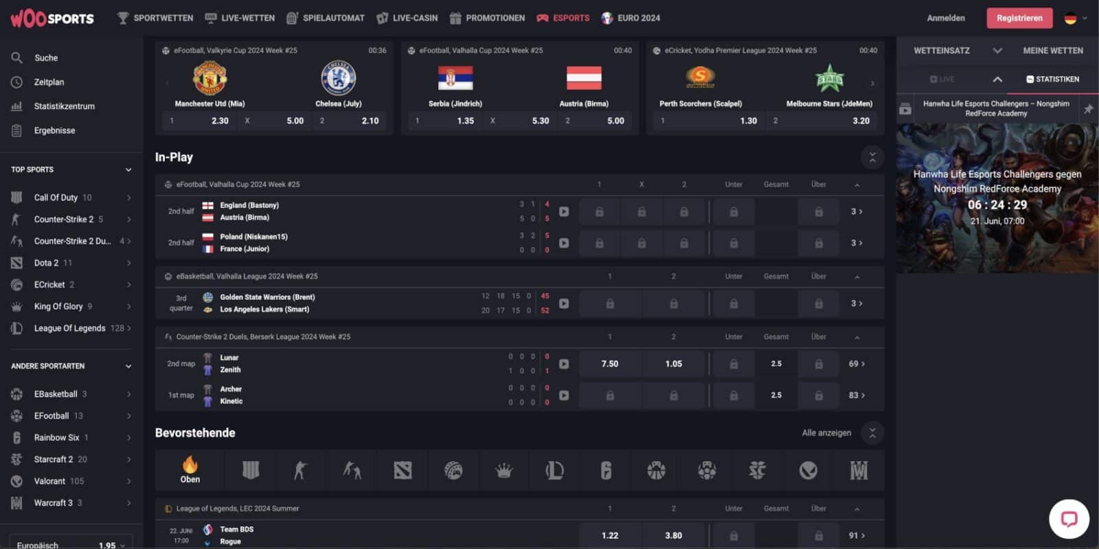 Woo Sports eSport