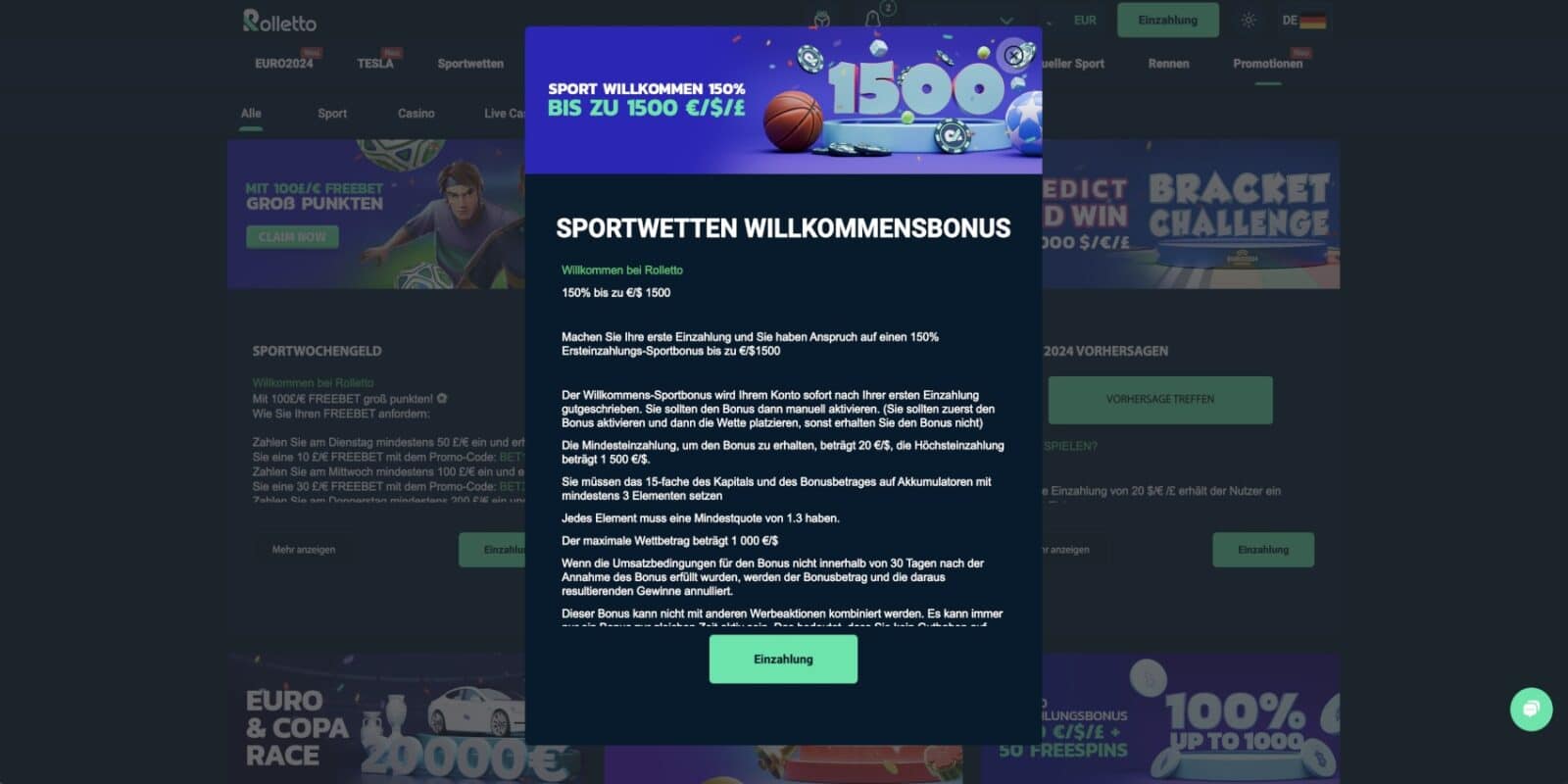 Rolletto Bonus