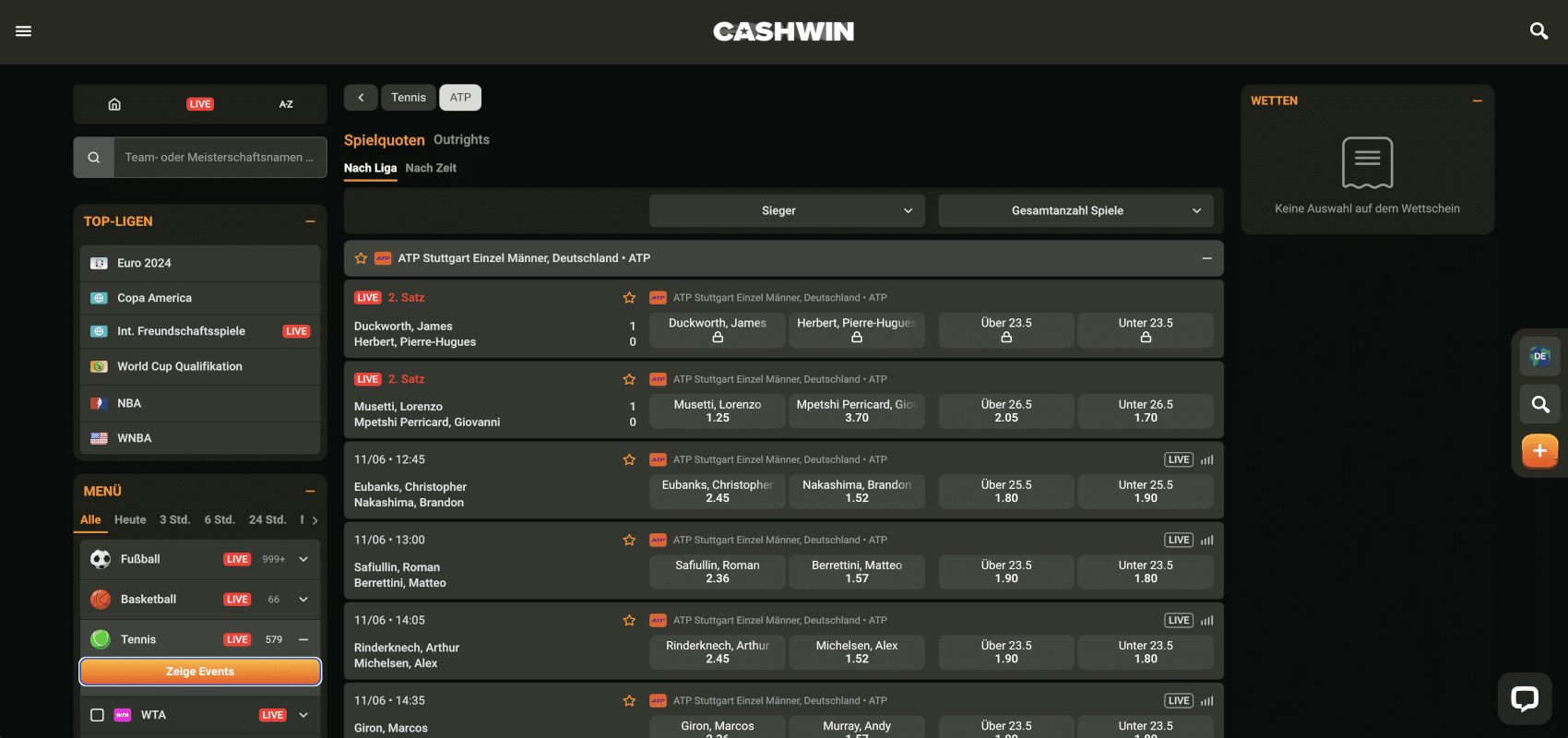 Cashwin Sportwetten