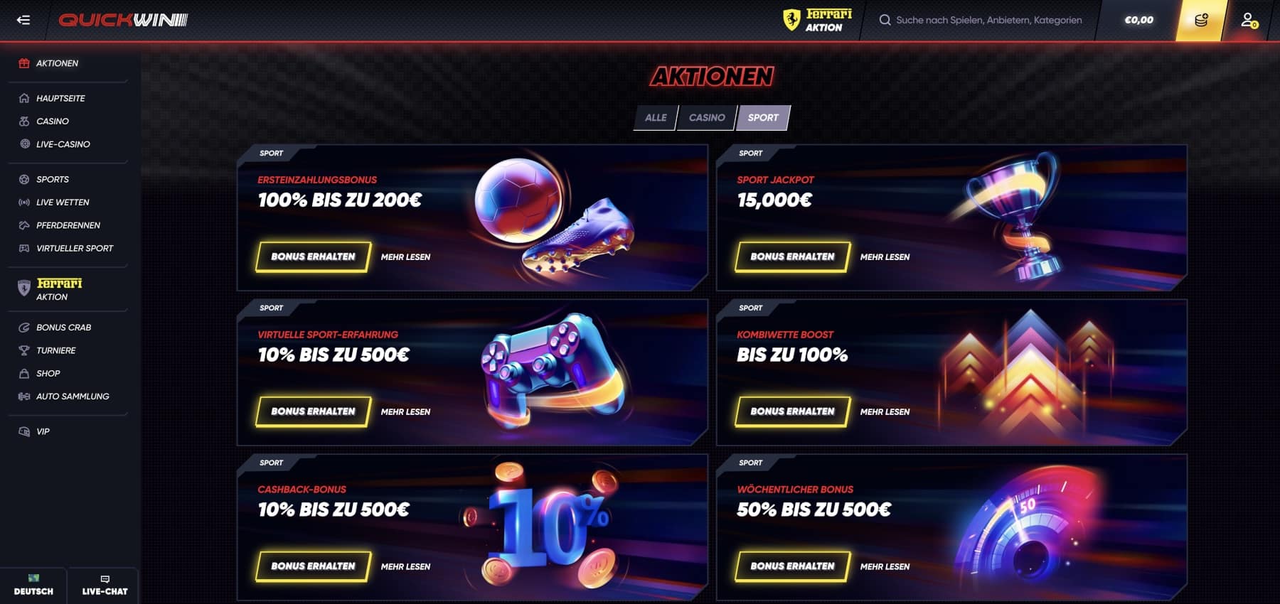 Quickwin Aktionen