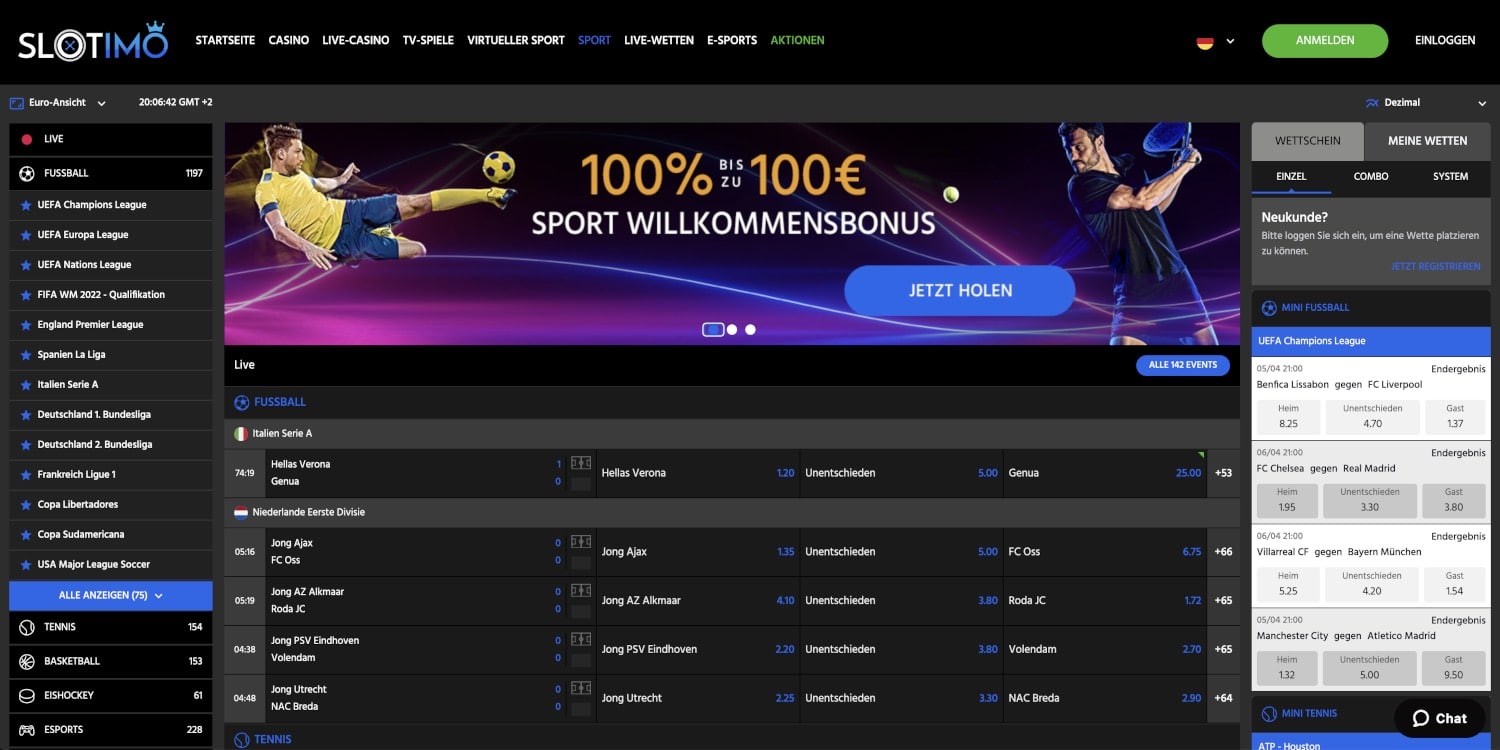 Slotimo Bonus