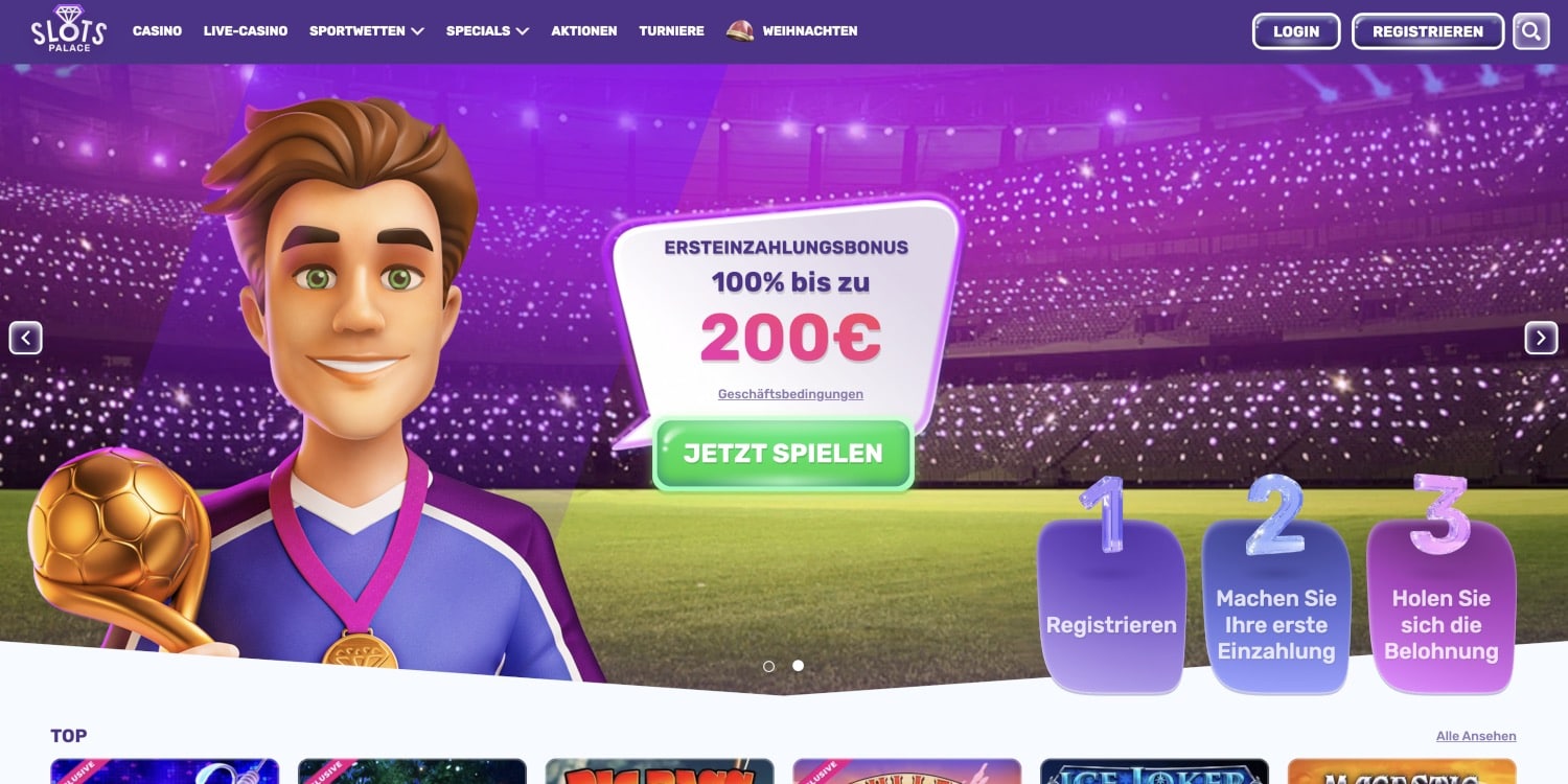 Slotspalace Bonus
