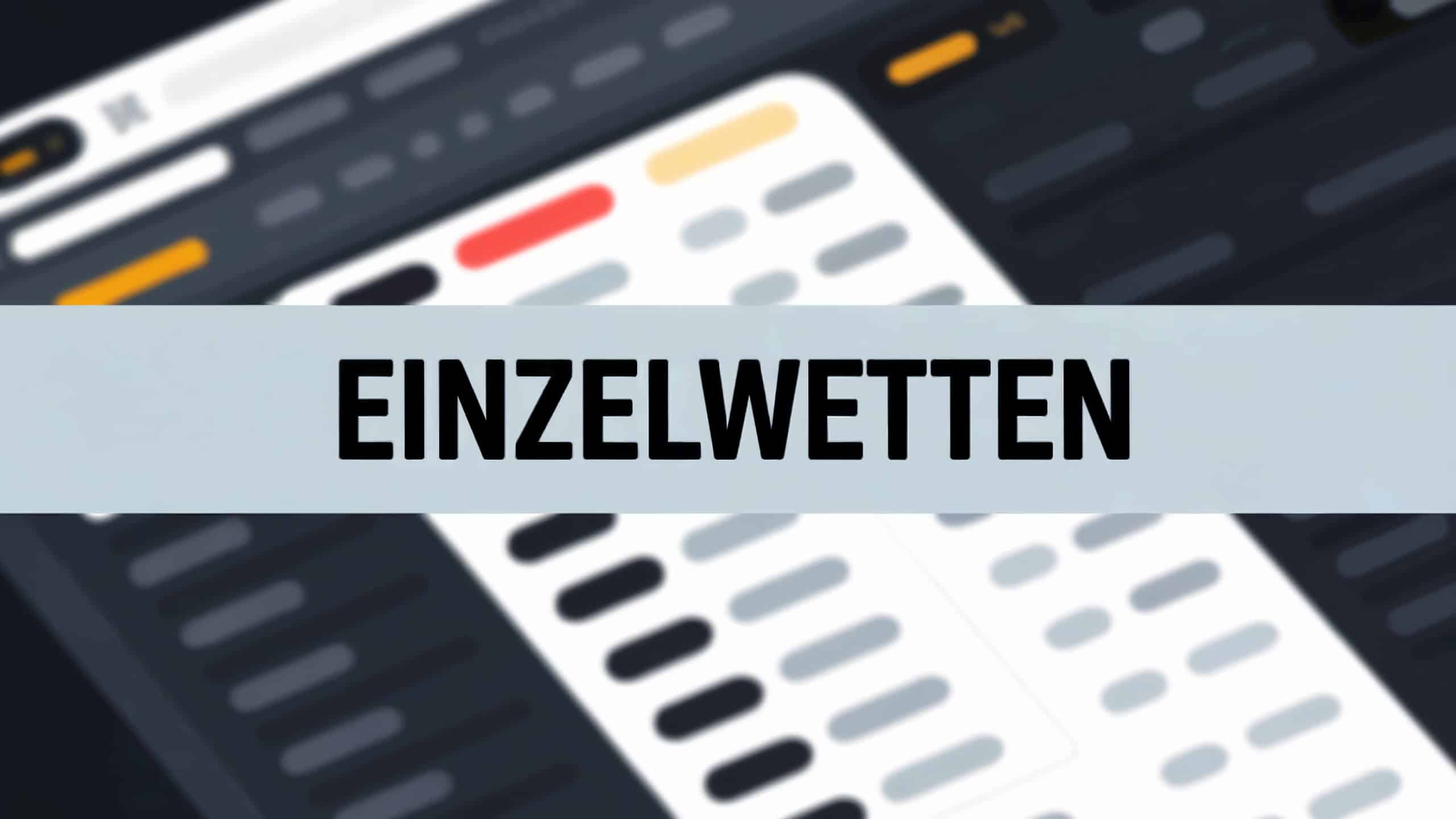 Einzelwetten