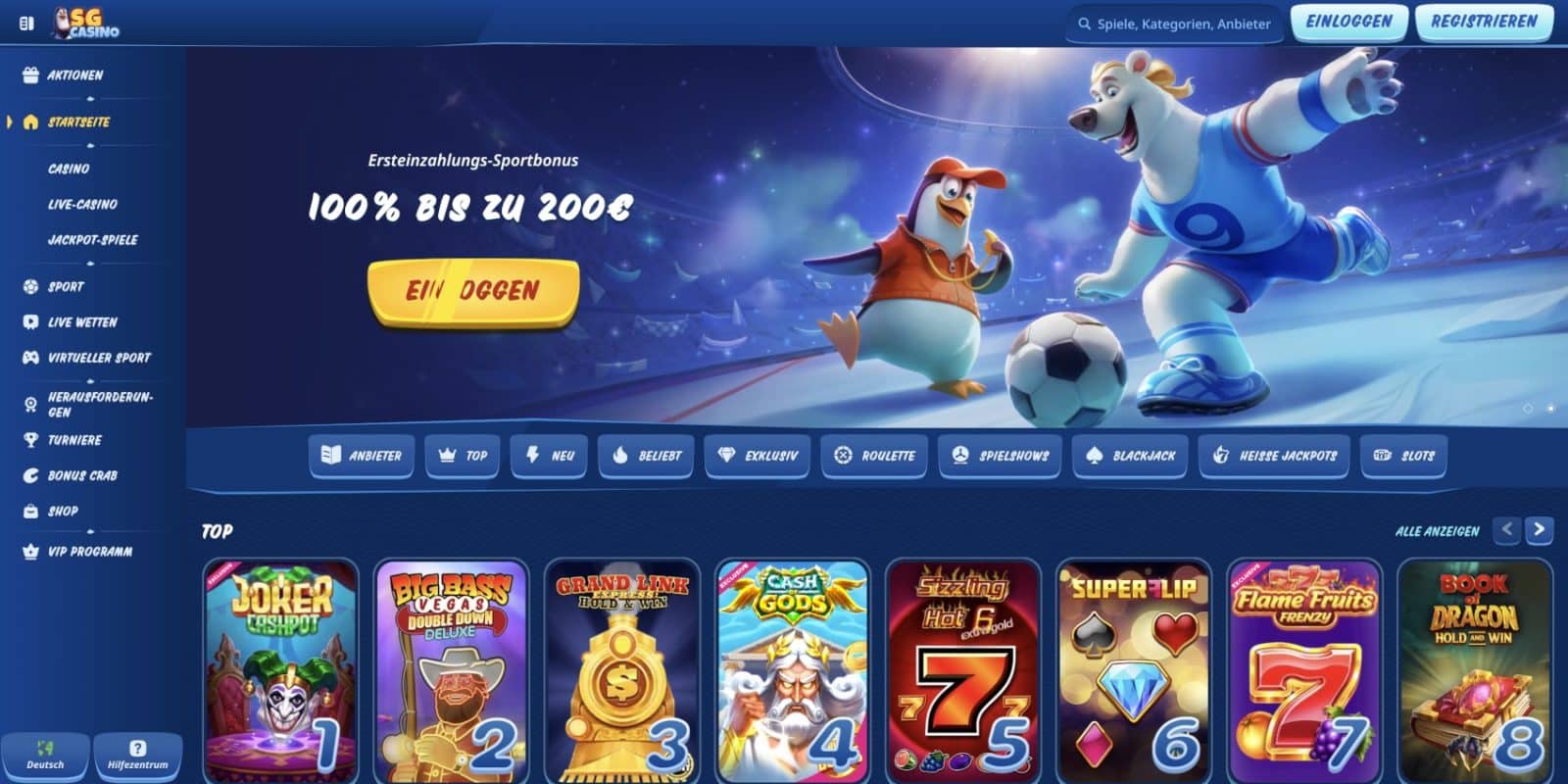 SG Casino Sport Bonus