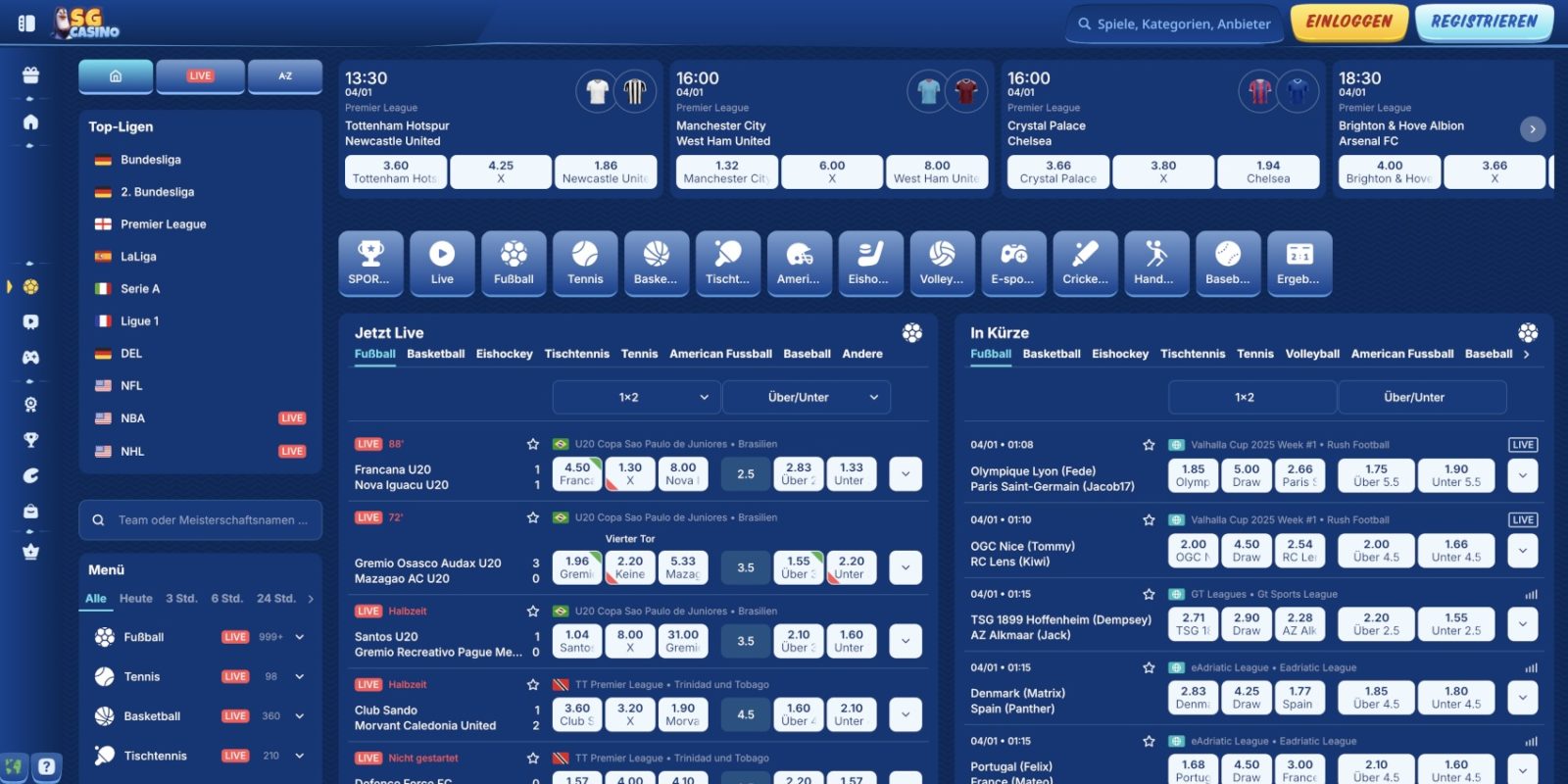 SG Casino Sportwetten
