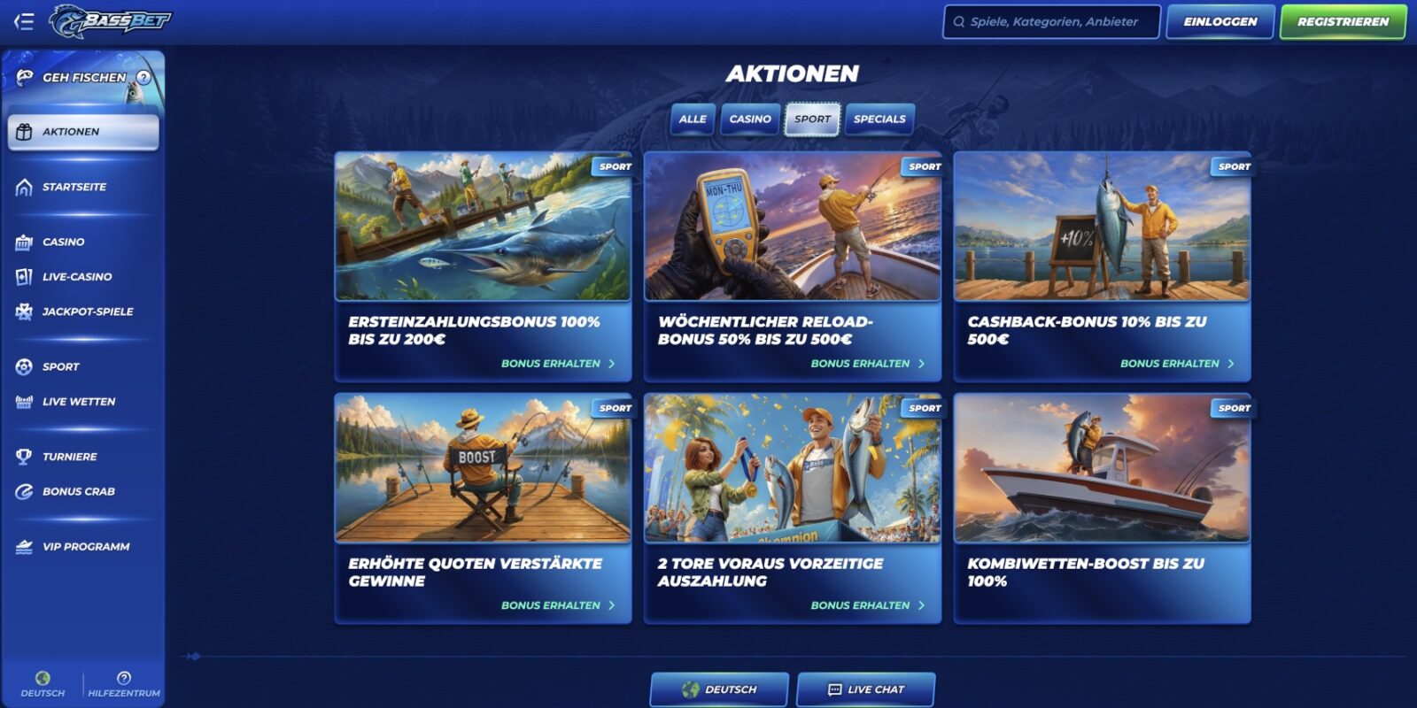 BassBet Aktionen