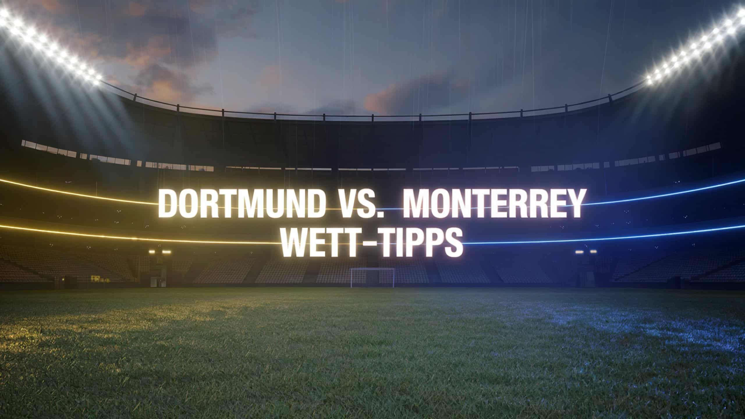 Borussia Dortmund vs. CF Monterrey Wett-Tipps am 02.07.2025.